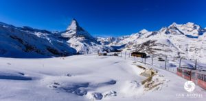 The Matterhorn from the Gornergrat Bahn.