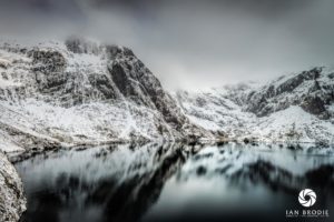 Lake Quill in winter.