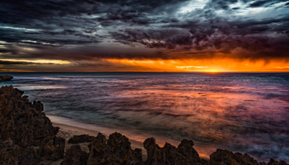 North Beach, Sunset, Australia, Perth